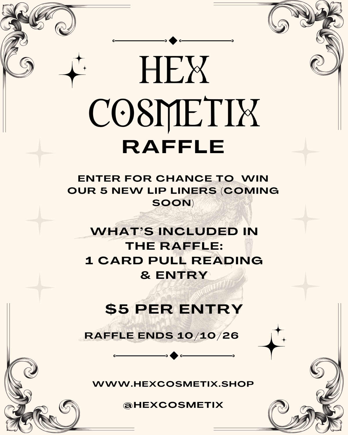 Hex Cosmetix Raffle