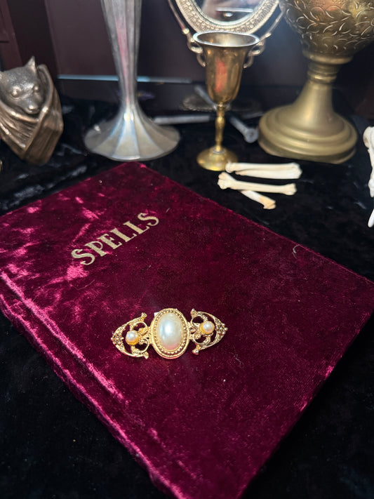 Victorian Faux Pearl Brooch