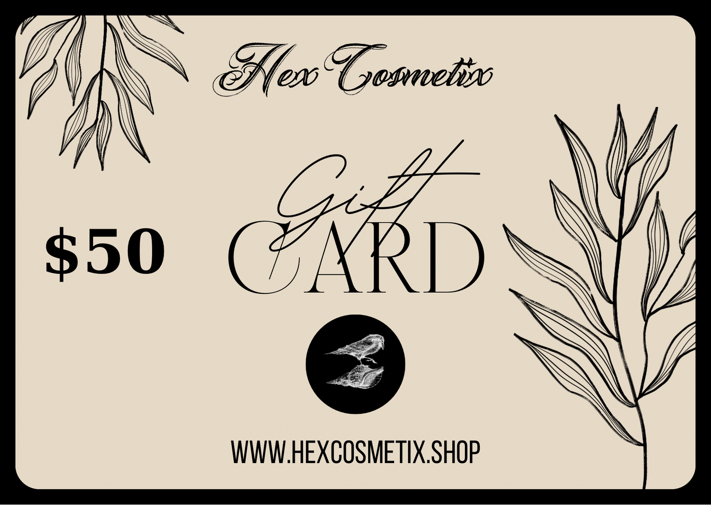 Hex Cosmetix E-Giftcards