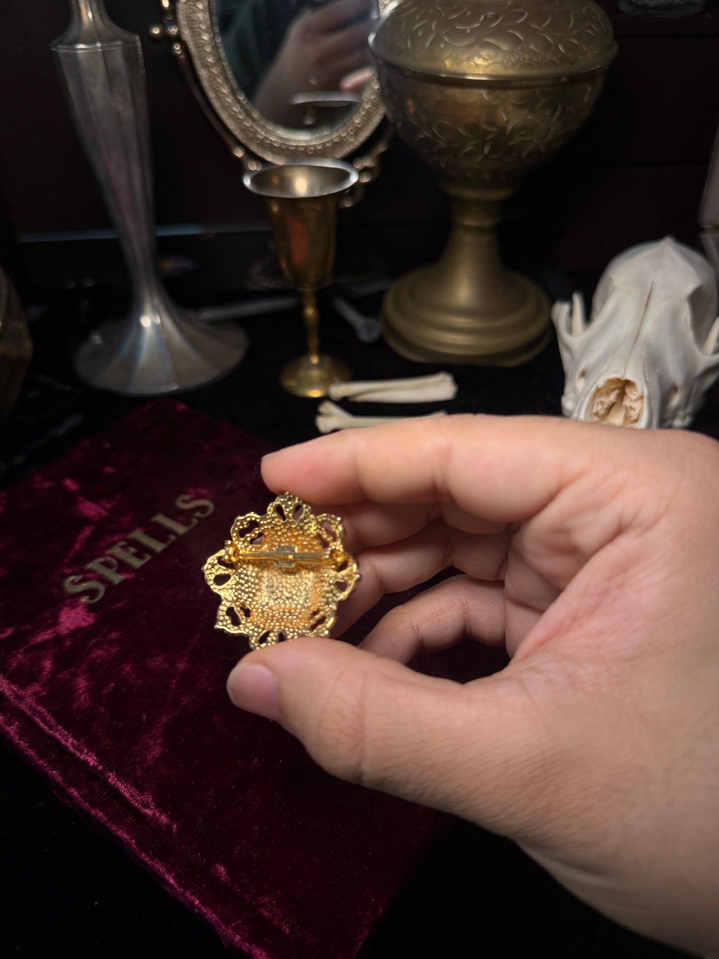 Green “Beetle” Brooch
